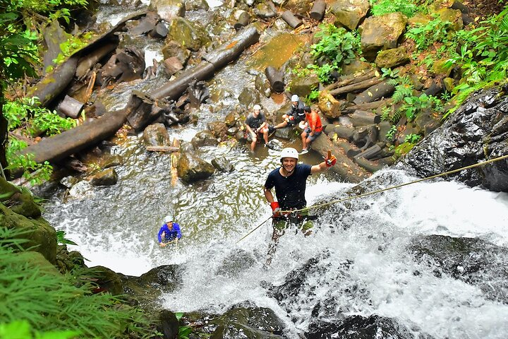 Zip Line with Canyoning Waterfall Adventure in Vista Los Sueños - Photo 1 of 10